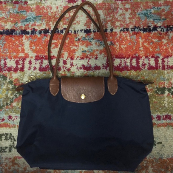 Longchamp Le Pliage Nylon Shoulder Tote (Small) - Picture 1 of 14